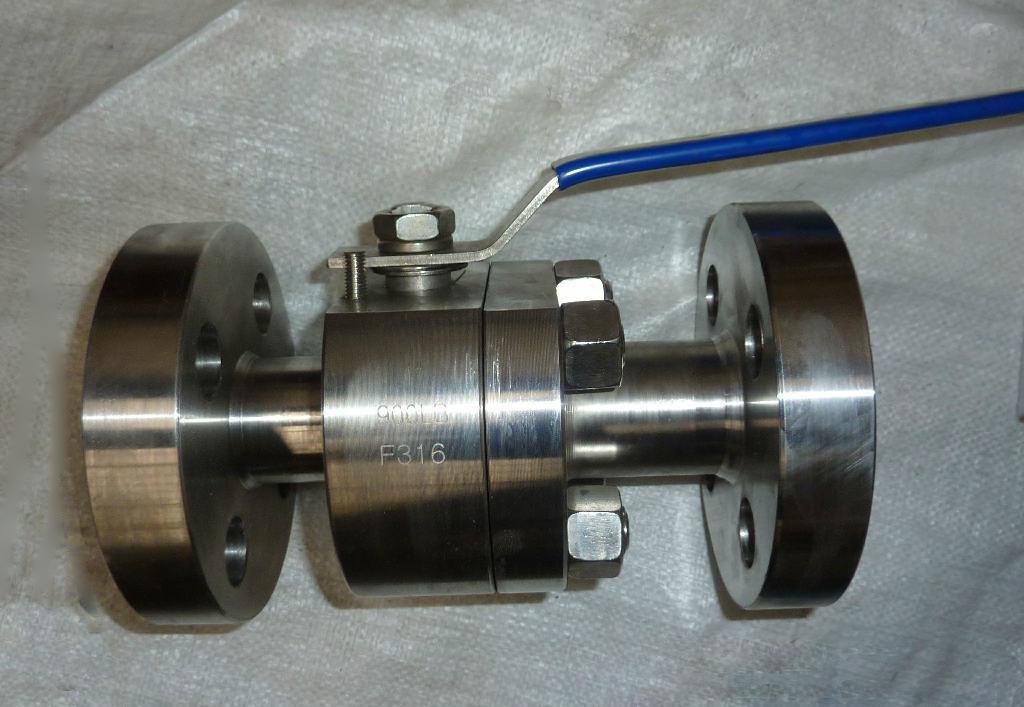 两片式锻钢球阀