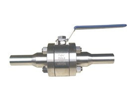 两端加长管锻钢球阀