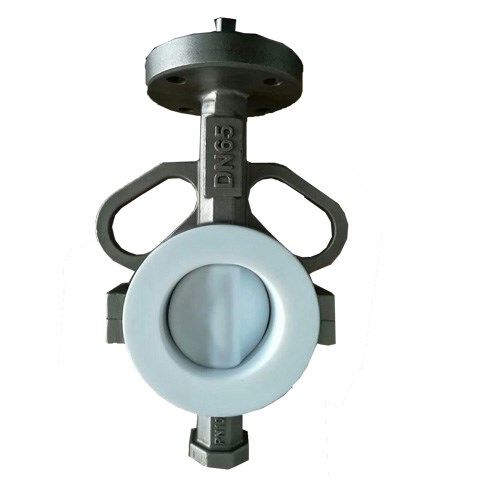 两片式衬氟蝶阀